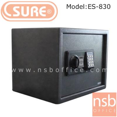 ตู้เซฟดิจตอล SR-ES830 น้ำหนัก 11 กก. (1 รหัสกด / ปุ่มหมุนบิด)   