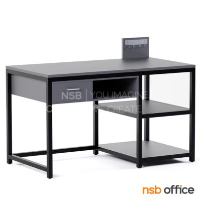 โต๊ะทำงาน 1 ลิ้นชัก รุ่น Xilton (ซิลตัน)  ขาเหล็ก มีตะขอแขวนเครื่องมือ