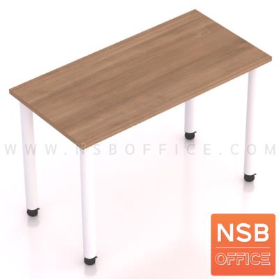 โต๊ะนักเรียนทรงสี่เหลี่ยม 120W cm รุ่น Malvern  โครงขาสีขาว (โครงขาระบบ knockdown)