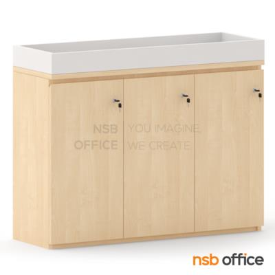 ตู้เก็บเอกสารบานเปิดพร้อมช่องวางของด้านบน รุ่น Collin (คอลลิน)  บานเพ่ 