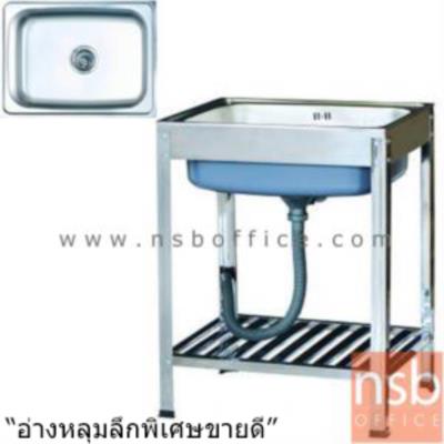 อ่างซิงค์ล้างจาน บ่อเดี่ยว สเเตนเลส  รุ่น Bower (บาวเวอร์)  ไม่มีที่พักข้าง