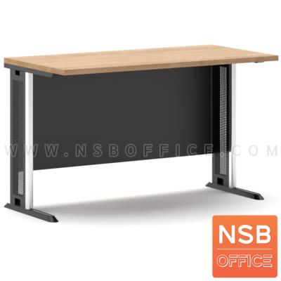 โต๊ะทำงาน บังโป๊ไม้  ขนาด 80W-180W (60D, 75D, 80D) cm. ขาเหล็กตัวแอล