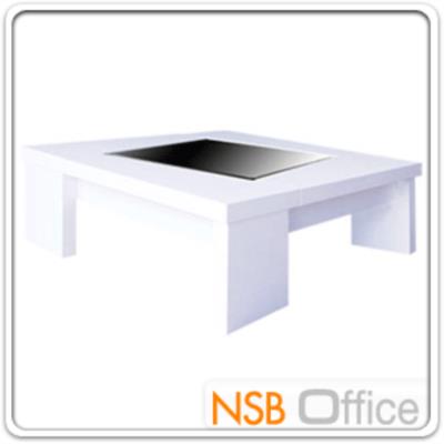 โต๊ะกลางกระจกสีชา 100W cm. รุ่น SR-TABLE-WHITE ไม้สีขาว (ยกเลิก)