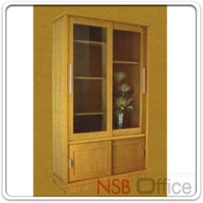 ตู้เอกสาร บนบานเลื่อนกระจก ล่างบานเลื่อนทึบ BC-004