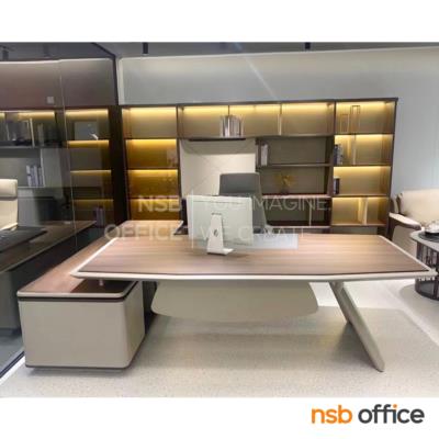 โต๊ะผู้บริหารตัวแอล รุ่น Ronda (รอนด้า) ขนาดเริ่มต้น 280W cm. พร้อมตู้ข้าง 