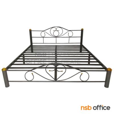เตียงเหล็ก 6 ฟุต รุ่น Anakin (อนาคิน)  โครงเหล็กสีหินเกร็ด