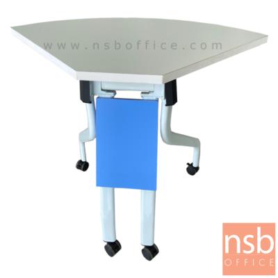 โต๊ะล้อเลื่อน 1/4 รุ่น Tisha (ทิชา) พับเก็บได้ 