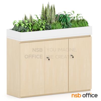 ตู้เก็บเอกสารบานเปิดพร้อมช่องวางของด้านบน รุ่น Collin (คอลลิน)  บานเพ่ 