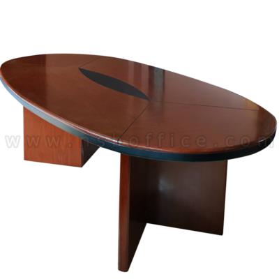 โต๊ะประชุมทรงวงรี 10 ที่นั่ง รุ่น Yadira (ยาดีรา)  ขนาด 240W cm. สีมะฮอกกานี 