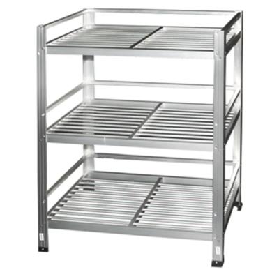 ชั้นคว่ำจานอลูมิเนียม 3 ชั้น  รุ่น DSA 03 (ขนาด 62 ,  78 และ 99 ซม.) 