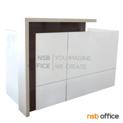 เคาน์เตอร์หน้าตรง รุ่น Ezra (เอซร่า)  ด้านใน 1 ลิ้นชัก 1 บานเปิด 1 รางคีย์บอร์ด