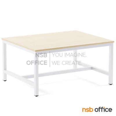 โต๊ะปฏิบัติการหน้าท็อปเมลามีน รุ่น Spectrum (สเปกตรัม) ขนาด 150W*120D cm.  ขาเหล็ก