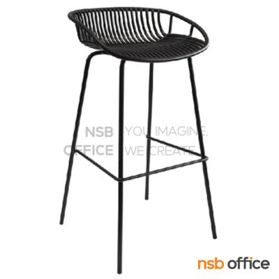 เก้าอี้บาร์สูงโมเดิร์น รุ่น Parish (พาริช)  ขาเหล็ก