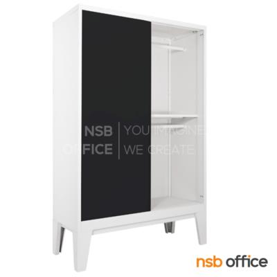  ตู้เสื้อผ้าบานเลื่อนทึบ สูง 200H cm. รุ่น BW-03  พร้อมขารองตู้