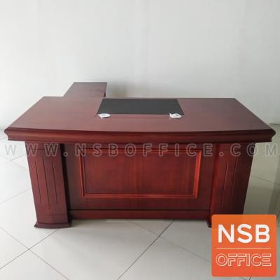 โต๊ะทำงานผู้บริหาร รุ่น Symphonic ขนาด 160W, 180W cm.  มีแผ่นรองเขียน