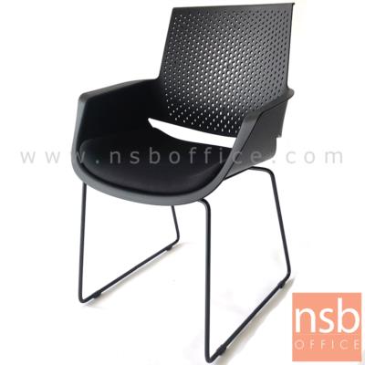 เก้าอี้รับแขกขาตัวยู รุ่น Crane (เครน)  ขาเหล็กพ่นดำ (3/4/24)