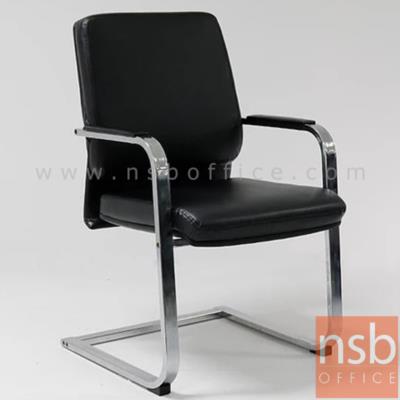 เก้าอี้รับแขกขาตัวซี รุ่น PL-CM03  ขาเหล็กชุบโครเมี่ยม (ซ้ำB04A096)
