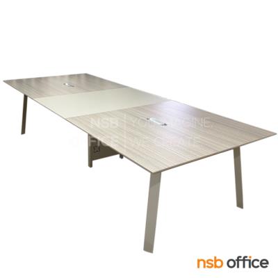 โต๊ะประชุม 8-10 ที่นัง ขาเหล็ก รุ่น ATHENA ขนาด 320W*140D*75H cm. 