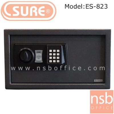 ตู้เซฟดิจตอล SR-ES823 น้ำหนัก 9.5 กก. (1 รหัสกด / ปุ่มหมุนบิด)   