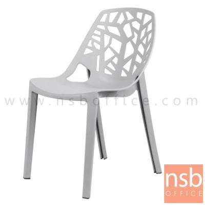 เก้าอี้โมเดิร์นพลาสติกโพลี่ล้วน รุ่น mo-564 ขนาด 46.5W cm. 