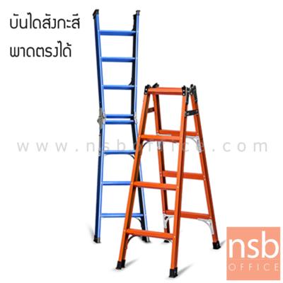 บันไดสังกะสี 2 ทาง ปรับพาดตรงได้   เคลือบสีอเนกประสงค์