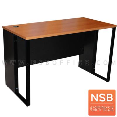 โต๊ะทำงานโล่ง ขาเหล็ก รุ่น Opin (โอพิน) ขนาด 120W, 150W cm.  เมลามีน