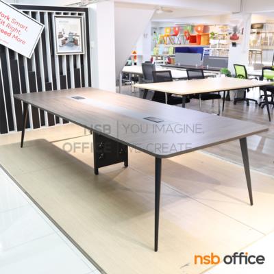 โต๊ะประชุมทรงสี่เหลี่ยม รุ่น Xeltra (เซลตร้า) ขนาด 240W , 280W และ 320W cm.  ขาเหล็ก