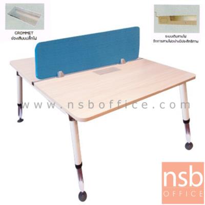 ชุดโต๊ะทำงานกลุ่ม รุ่น SMART-BH-SW-420 ขนาด (120W*60D cm / ที่นั่ง)  รอราคาโรงาน