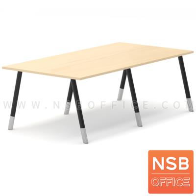 โต๊ะประชุมทรงสี่เหลี่ยม  รุ่น Brenton ll (เบรนตัน 2)  ขนาด 240W*120D cm.  