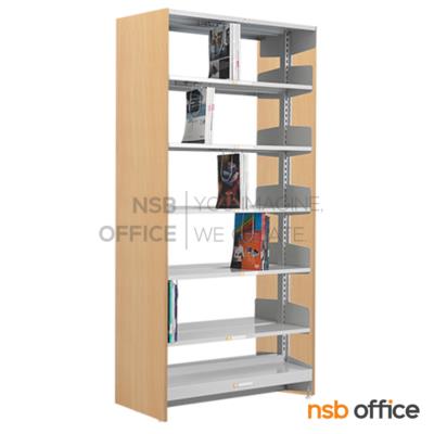ชั้นห้องสมุด 6 ชั้น  รุ่น TY-SS713 ขนาด 96.2W ,187W ,280W*196.5H cm. พร้อมแผ่นไม้ปิดข้าง