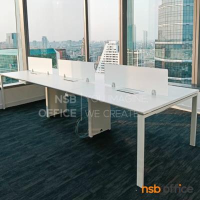 โต๊ะทำงานกลุ่ม รุ่น Boreas (โบรีส) 4, 6 และ 8 ที่นั่ง พร้อมมินิสกรีนกระจก