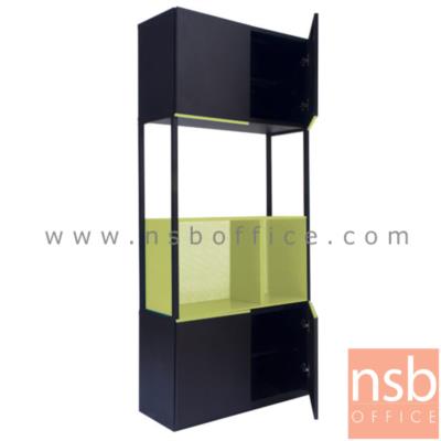 ตู้โชว์เหล็กอเนกประสงค์ 90W*36.5D*200H cm.   