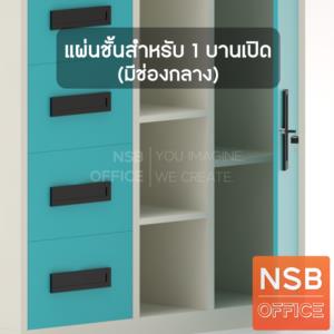 แผ่นชั้นตู้เอกสารเหล็ก 1 บานเปิด (มีช่องกลาง)   SC1B4 แผ่นชั้นตู้เอกสารเหล็ก 1 บานเปิด (มีช่องกลาง)