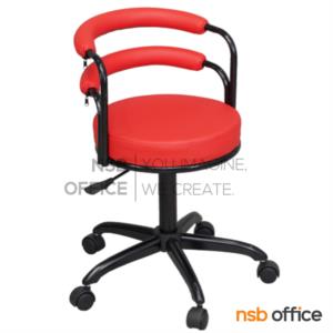 เก้าอี้บาร์ที่นั่งกลม ล้อเลื่อน BC-163-MH-B