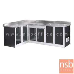ตู้ครัวเข้ามุม อ่างซิงค์หลุมคู่  LKC3-AC2 40