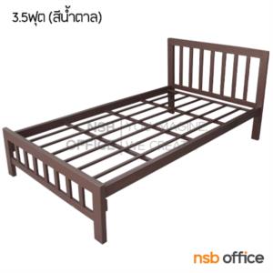 เตียงเหล็กเหลี่ยม หัวระแนงแนวตั้ง   -