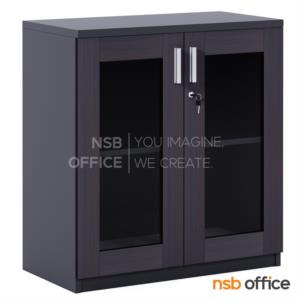 ตู้เอกสาร 2 บานเปิดกระจก เมลามีน N 7108_H75