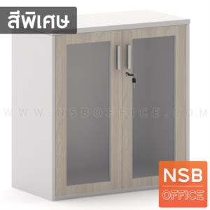 ตู้เอกสาร 2 บานเปิดกระจก เมลามีน N 7108_H75
