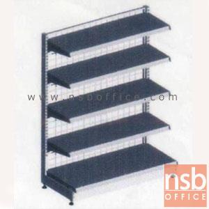 ชั้นเหล็กซุปเปอร์มาร์เก็ต สูง 180 cm. หนา 0.5 mm. 5 แผ่นชั้น หน้าเดียว   F1S-053
