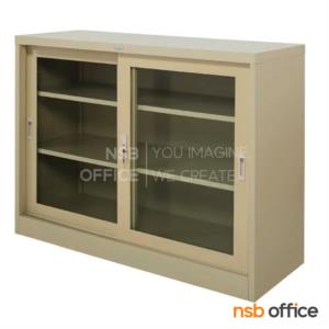 ตู้บานเลื่อนกระจกสูง 90 ซม.  ZDG-323_3 ฟุต