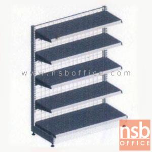 ชั้นเหล็กซุปเปอร์มาร์เก็ต สูง 180 cm. หนา 0.7 mm. 5 แผ่นชั้น หน้าเดียว  F1S-073