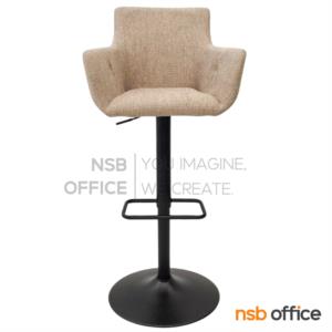 เก้าอี้บาร์สูงโมเดิร์น  ขาโครเมี่ยมฐานจานกลม PN92340