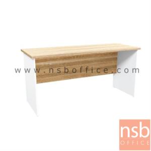 โต๊ะทำงาน เมลามีน สีเนเจอร์ทีค-ขาว NDK-1200