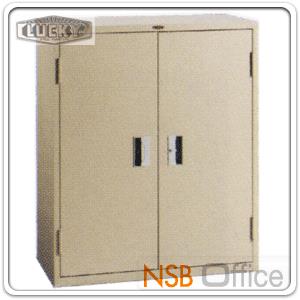 ตู้ 2 บานเปิดทึบมือจับฝัง 90W*45D*110H cm. ยี่ห้อ ลัคกี้  LCD-9110