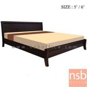 เตียงนอนไม้ยางพาราล้วน  NPBML 302DO_MILANO_3.5 ฟุต 