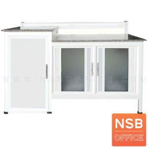 ตู้ครัววางเตาแก๊สอลูมิเนียม กว้าง 128 ซม รุ่น GBPE 128  EPBG 128