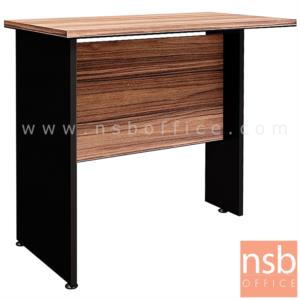 โต๊ะเข้ามุมต่อข้างซ้ายขวา  เมลามีน สีวอลนัทตัดดำ BSR-P800