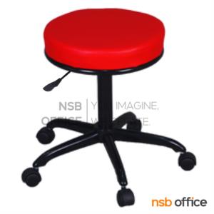 เก้าอี้บาร์สตูลที่นั่งกลม ล้อเลื่อน BC-164-MH-B