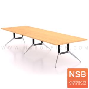 โต๊ะประชุมทรงสี่เหลี่ยม  ขาเหล็กทรงหางปลา 20976_GZ-83-5_360W cm