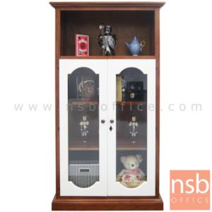 ตู้โชว์บานเปิดกระจกใส  SGRA-0005 Tiny (ทายนี่)